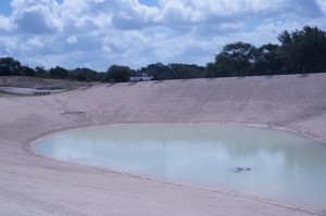 Large Frac Pond